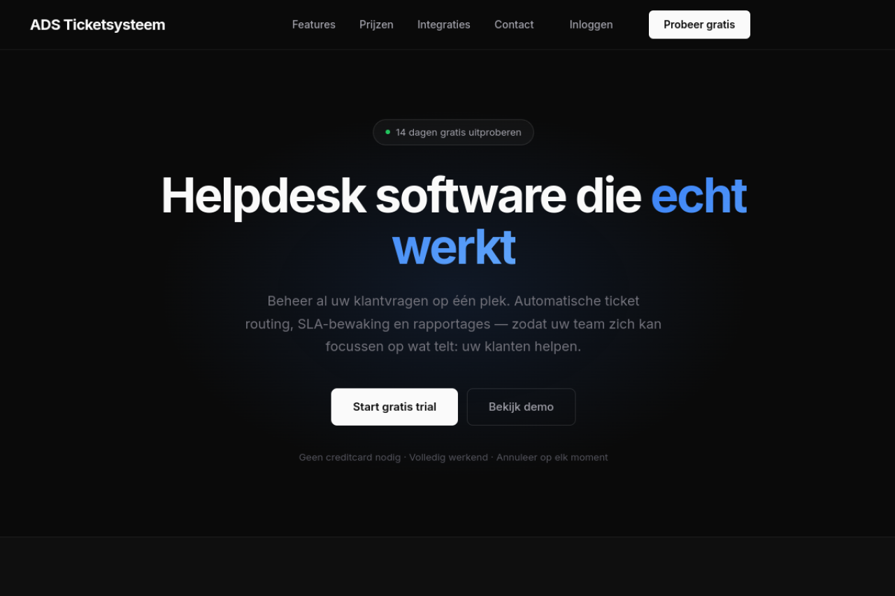 ADS Ticketsysteem - Outomatiese kaartjie-roetering