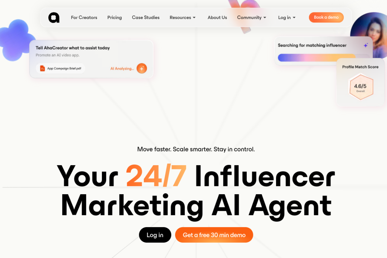 Aha Inc website screenshot