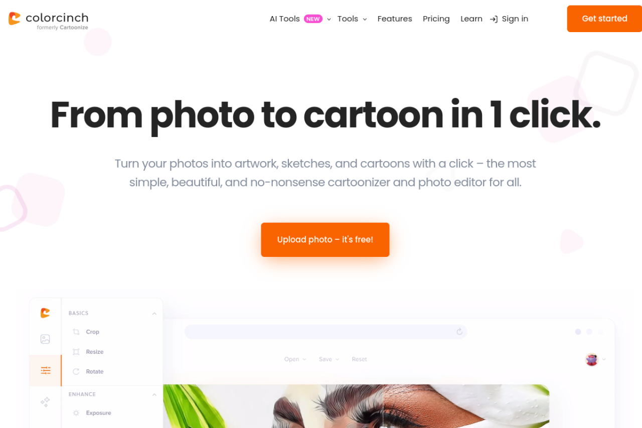 Colorcinch website screenshot