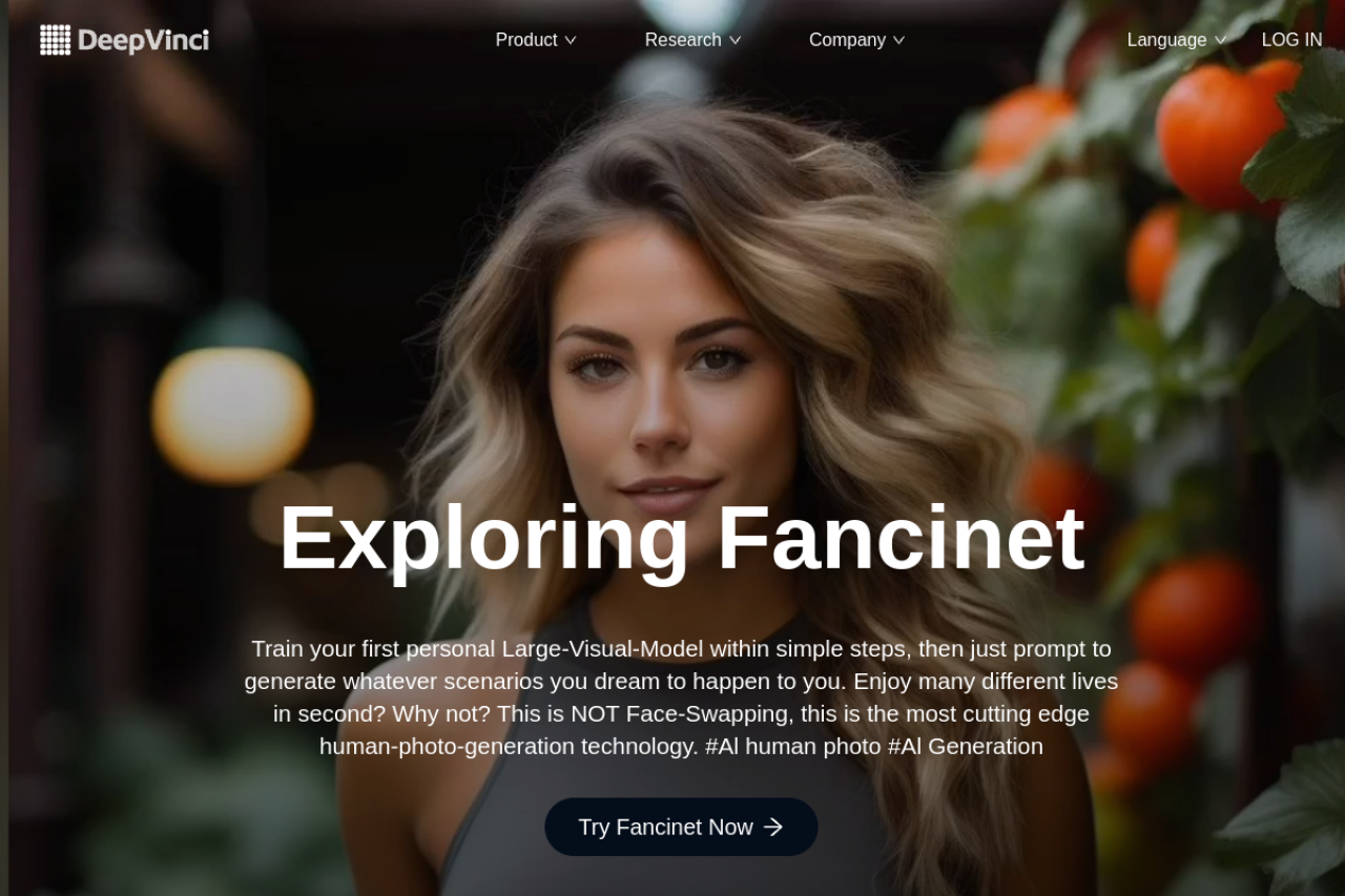 Fancinet website screenshot