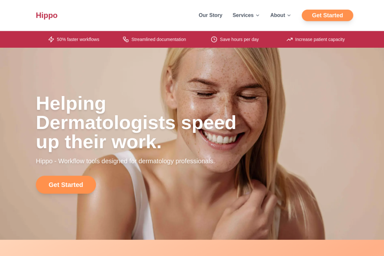 Dermaprotect website screenshot