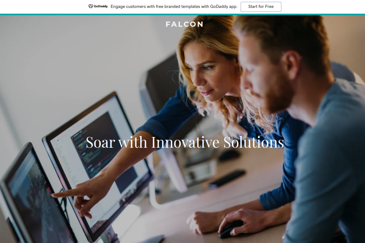 Falcon Ai website screenshot