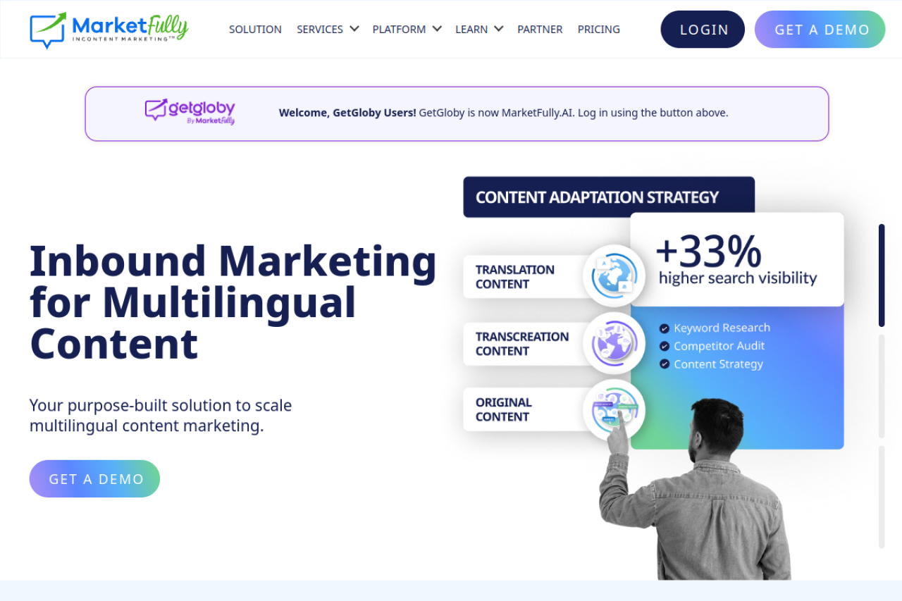 GetGloby website screenshot