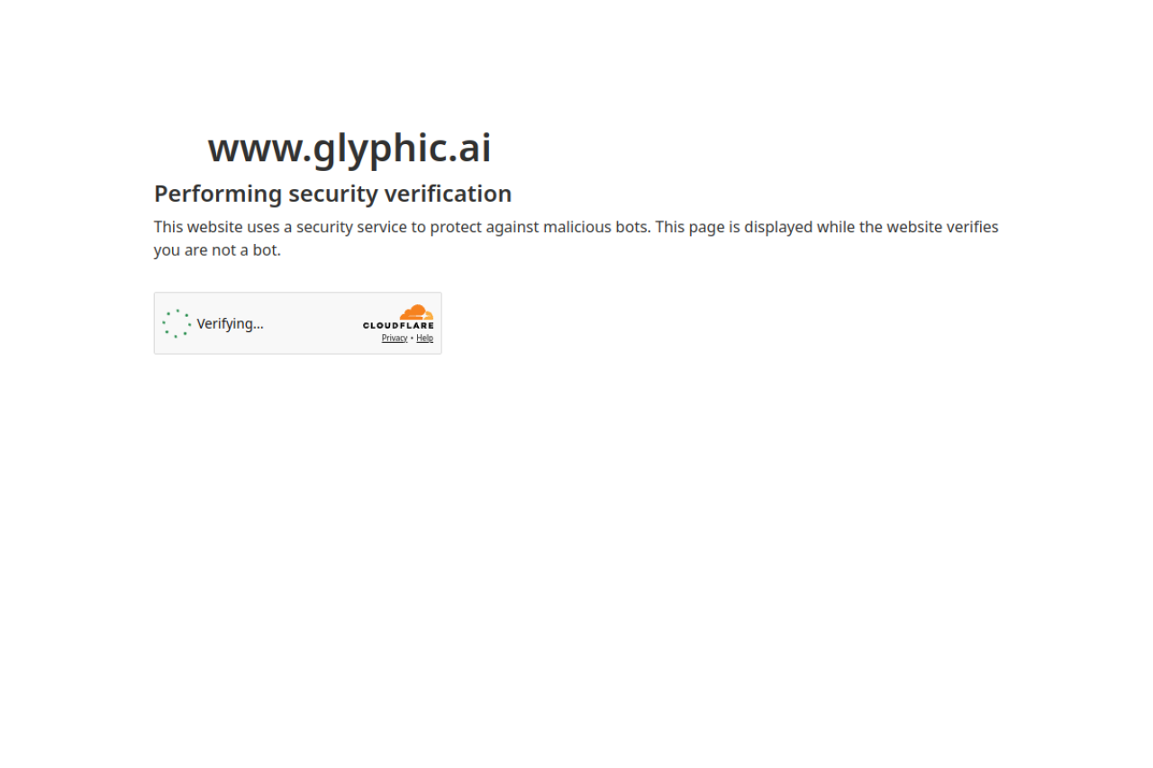 Glyphic website screenshot