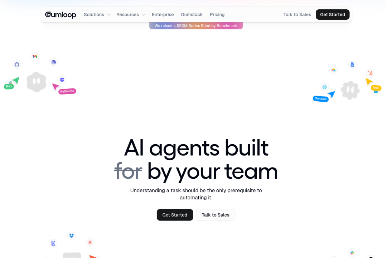 Gumloop website screenshot