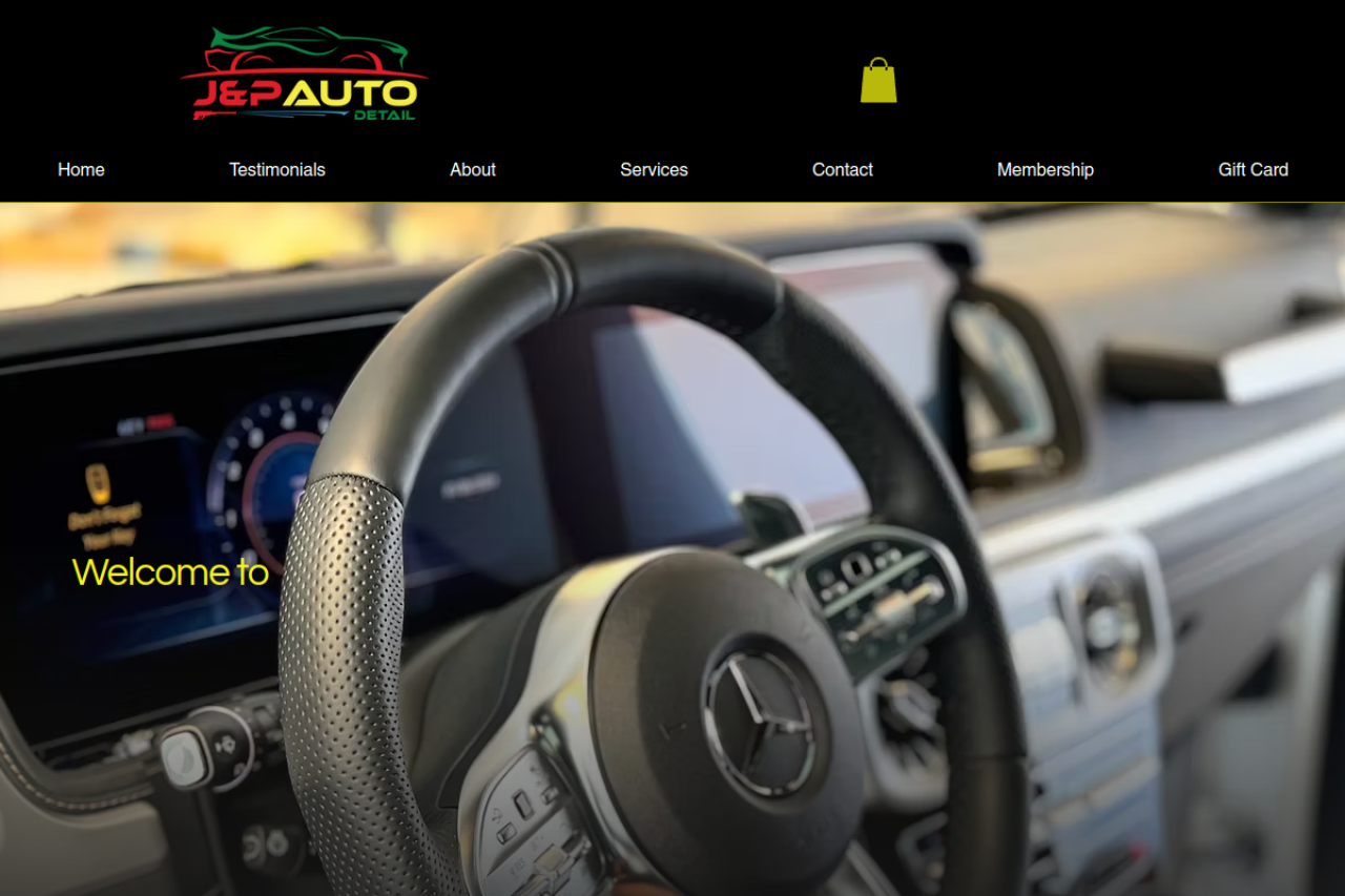Screenshot of J&P Auto Detail