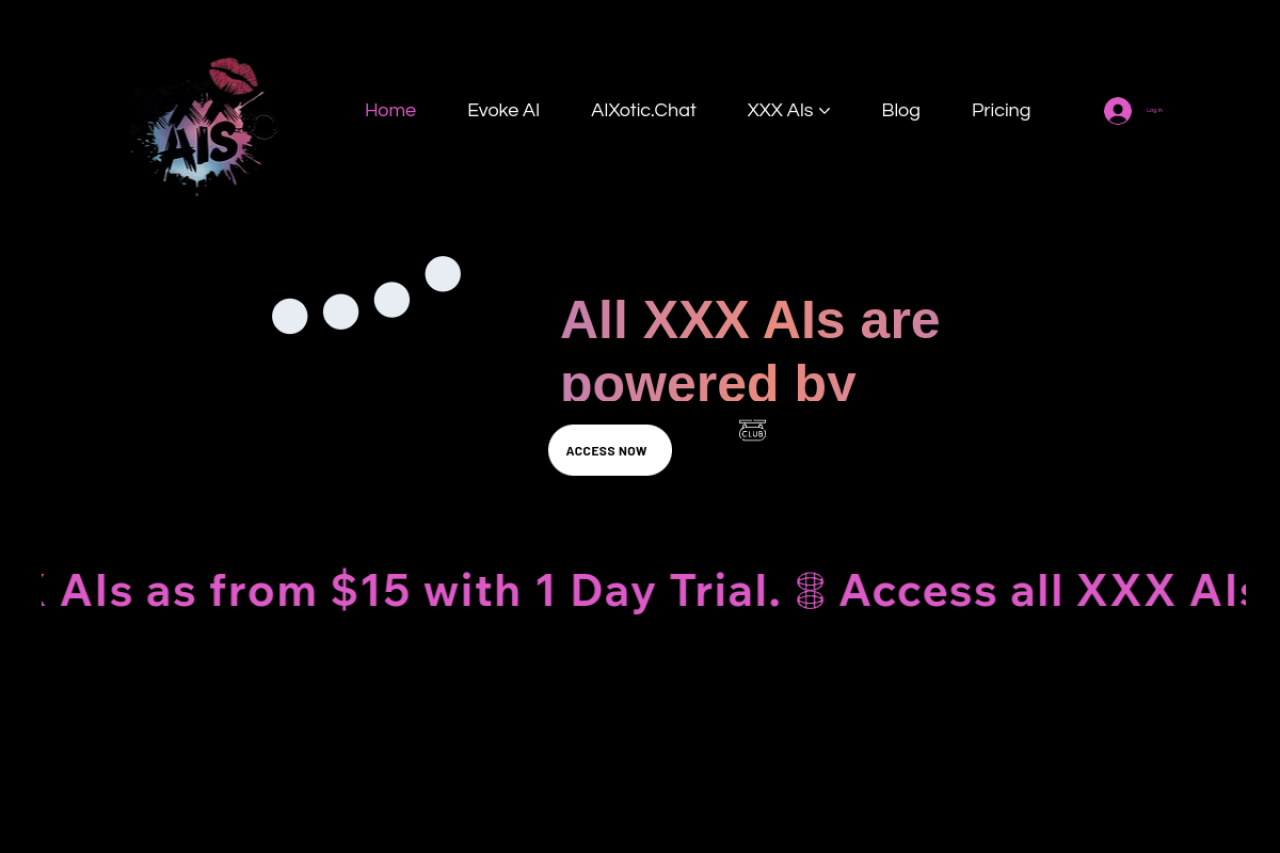 Lustlab Ai website screenshot