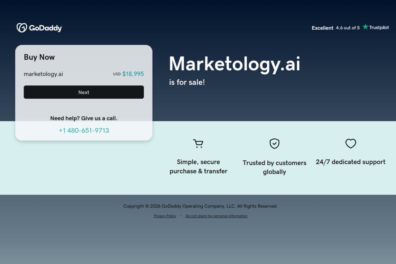 Marketology website screenshot