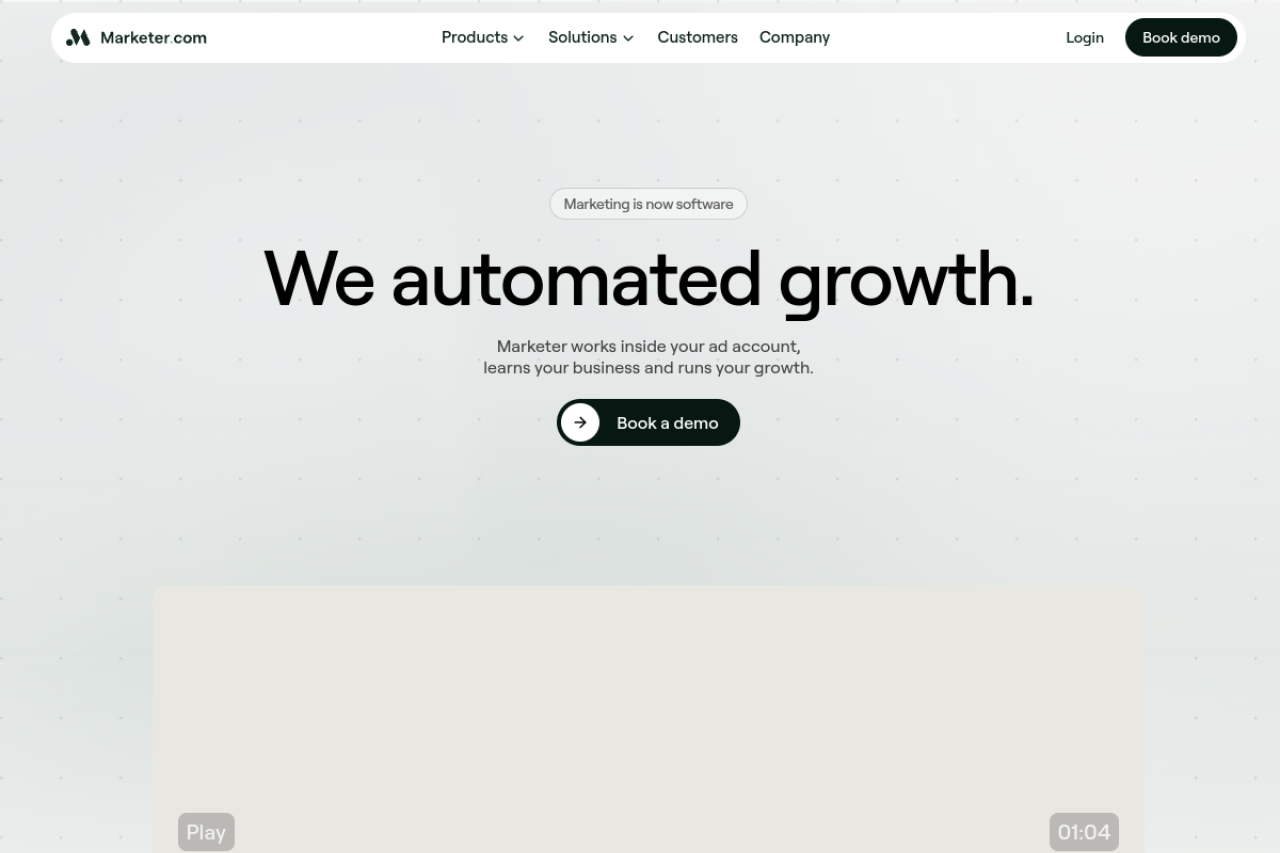 Metric Tech website screenshot