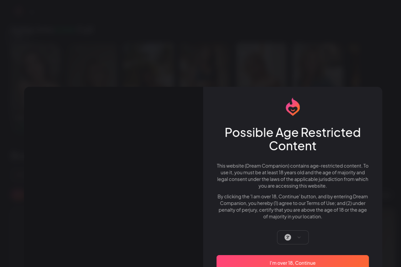 Dream Companion website screenshot