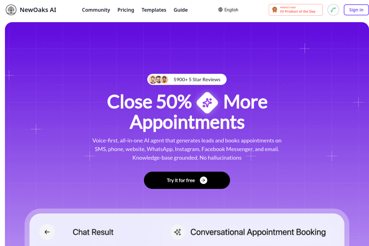 Chatpilot website screenshot