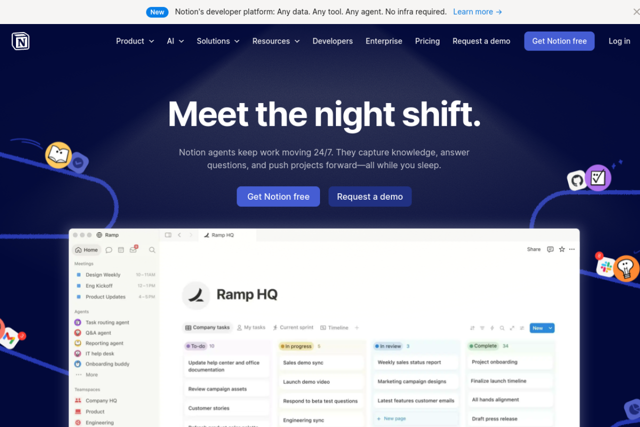 The Notion all-in-one workspace