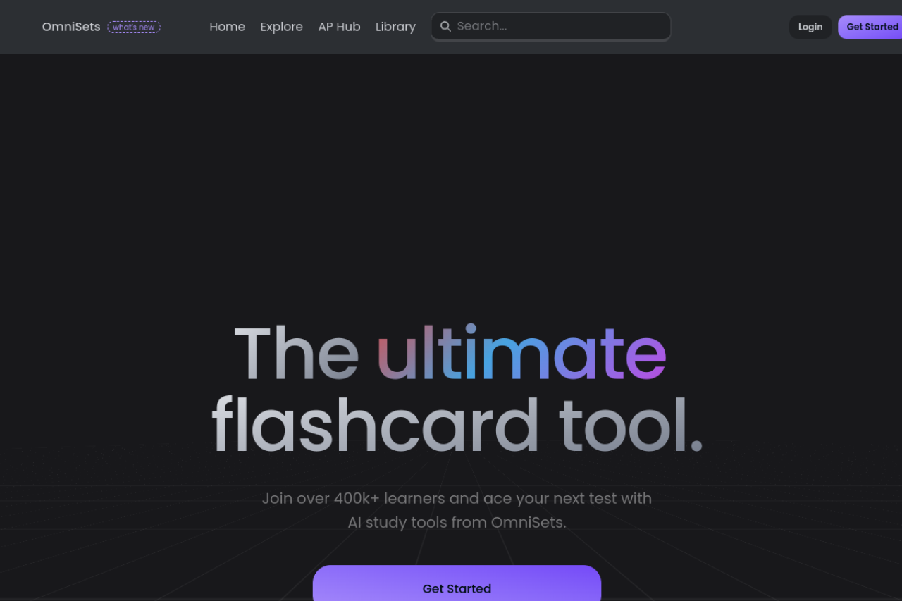 Omnisets Ai website screenshot