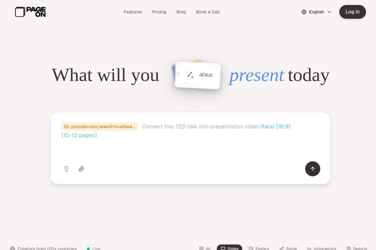 Pageon Ai website screenshot