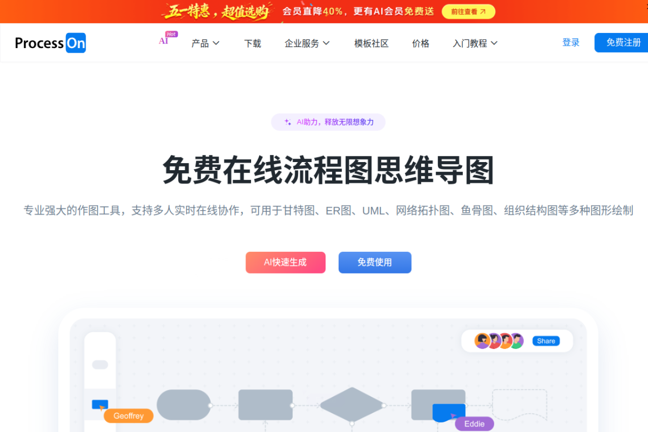 ProcessOn website screenshot