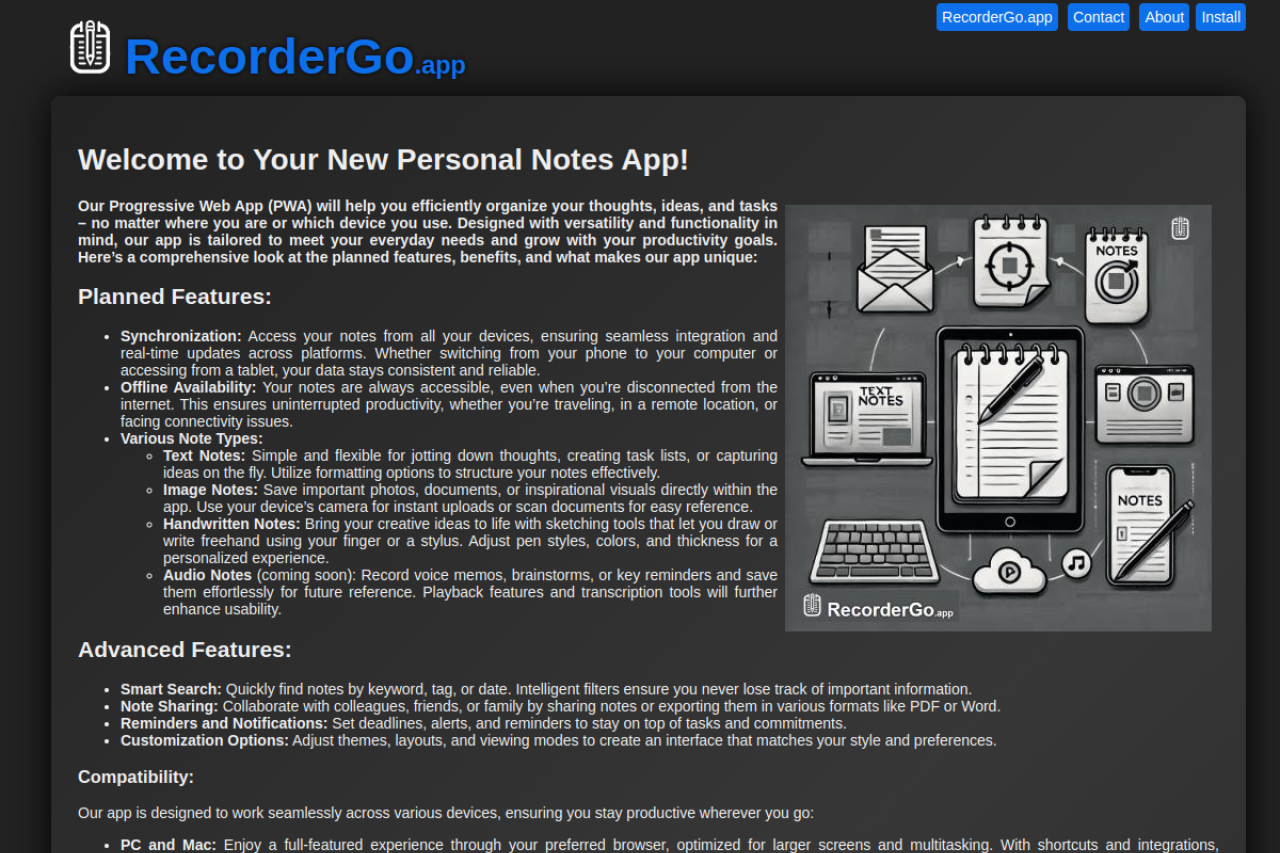 Memos Ai website screenshot
