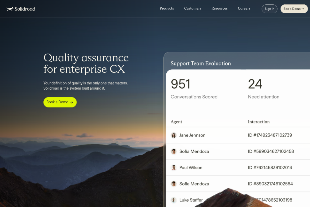 Solidroad website screenshot