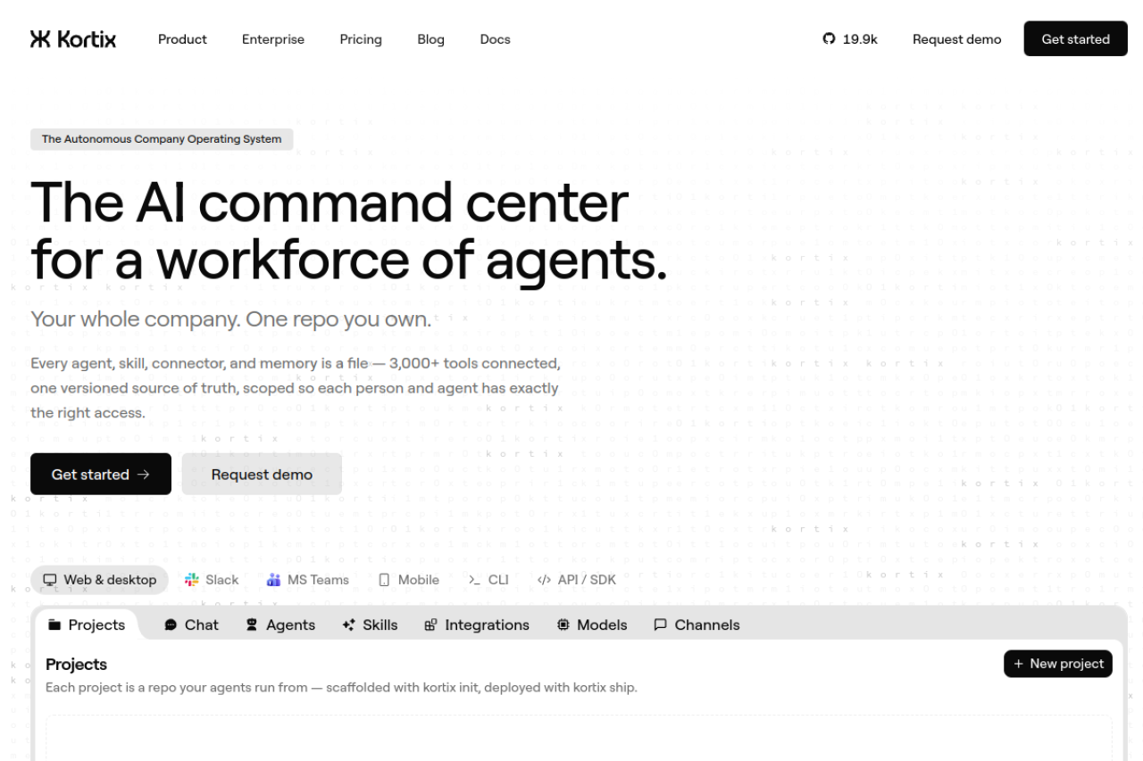 Suna website screenshot