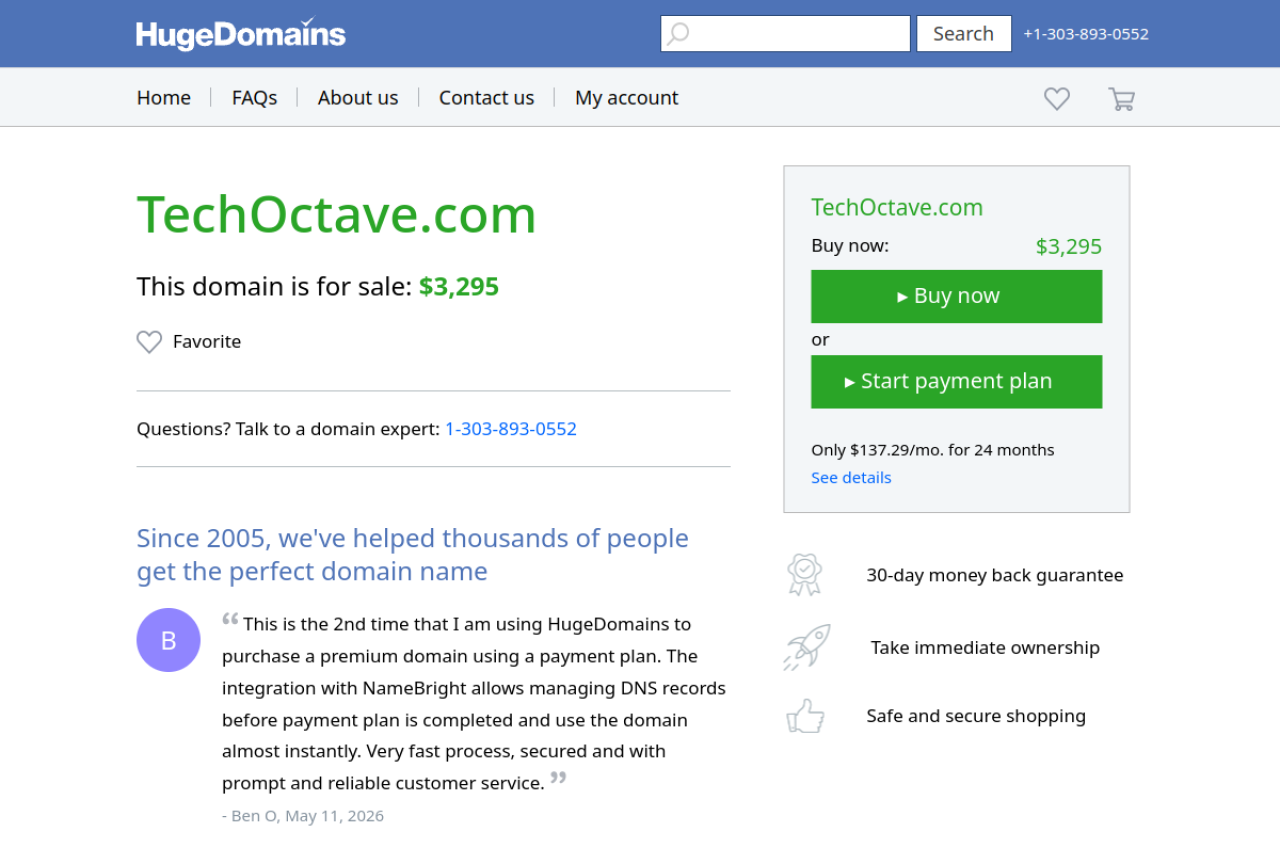 Techoctave website screenshot