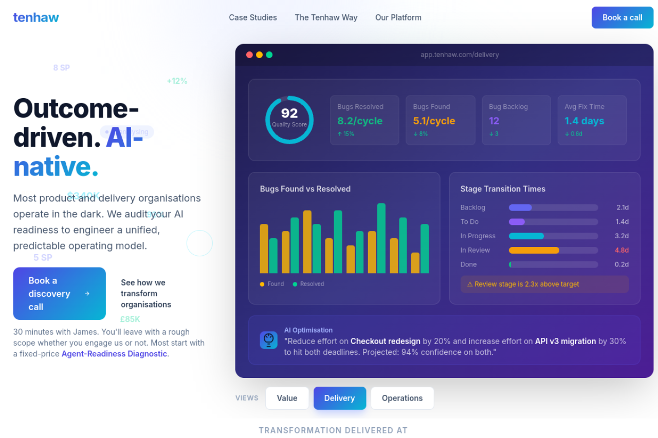 Tenhaw Com website screenshot