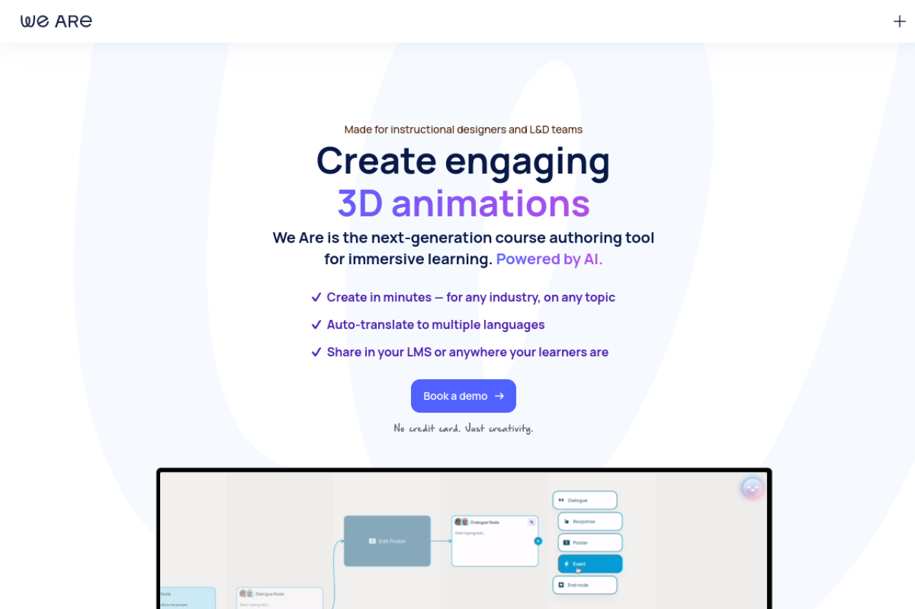 We Are Learning website screenshot