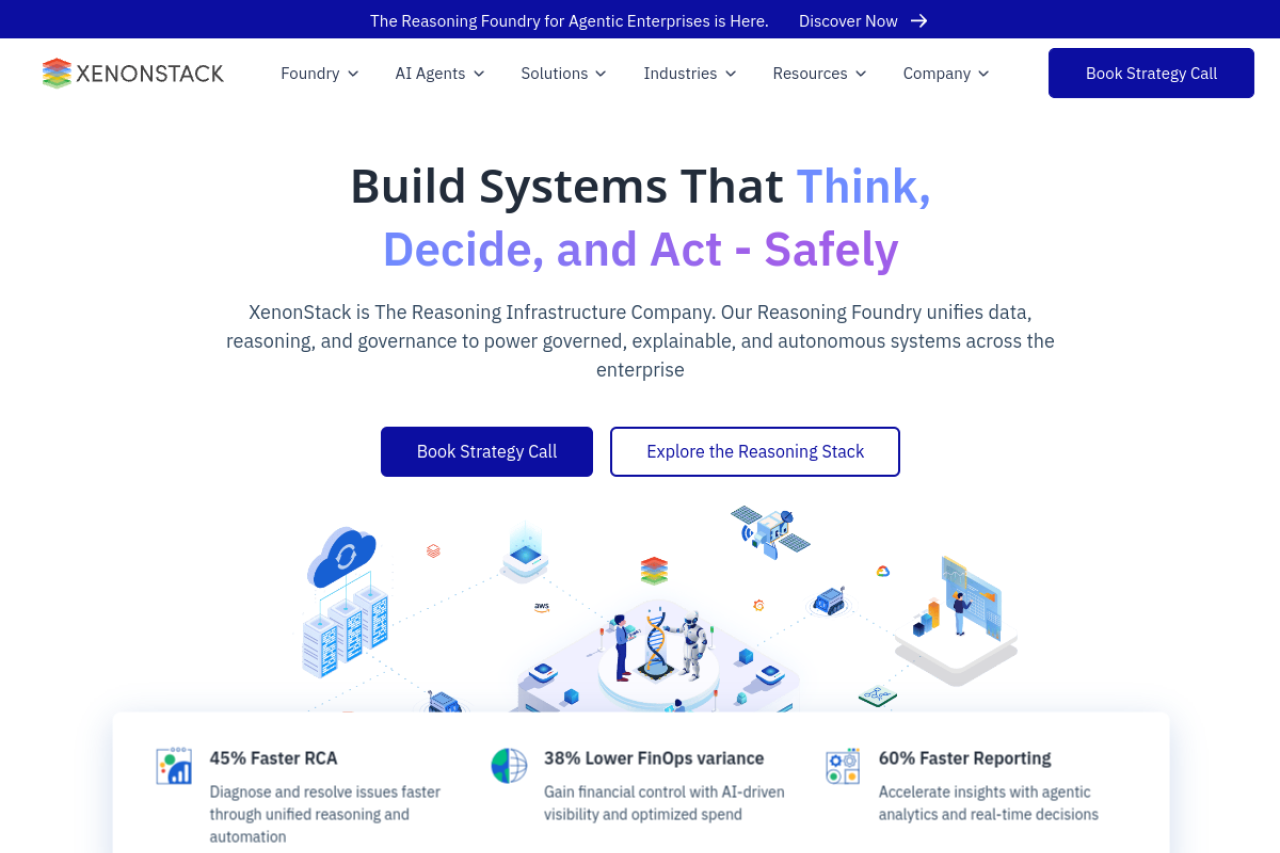 Xenonstack website screenshot