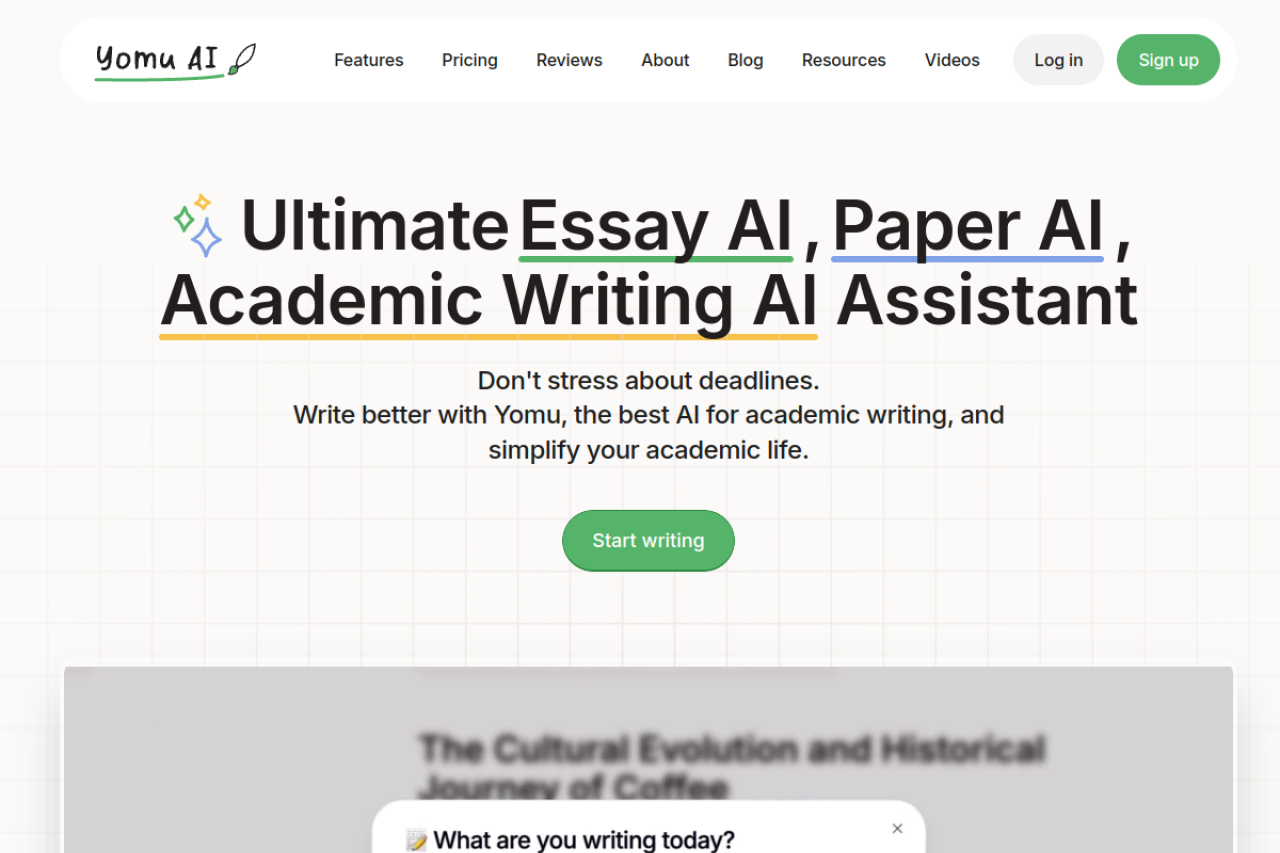 Yomu website screenshot
