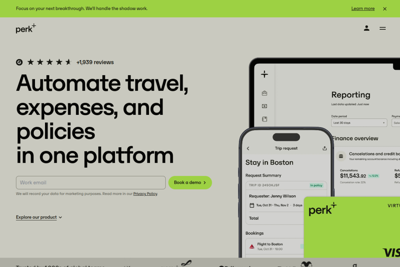 Yokoy Io website screenshot
