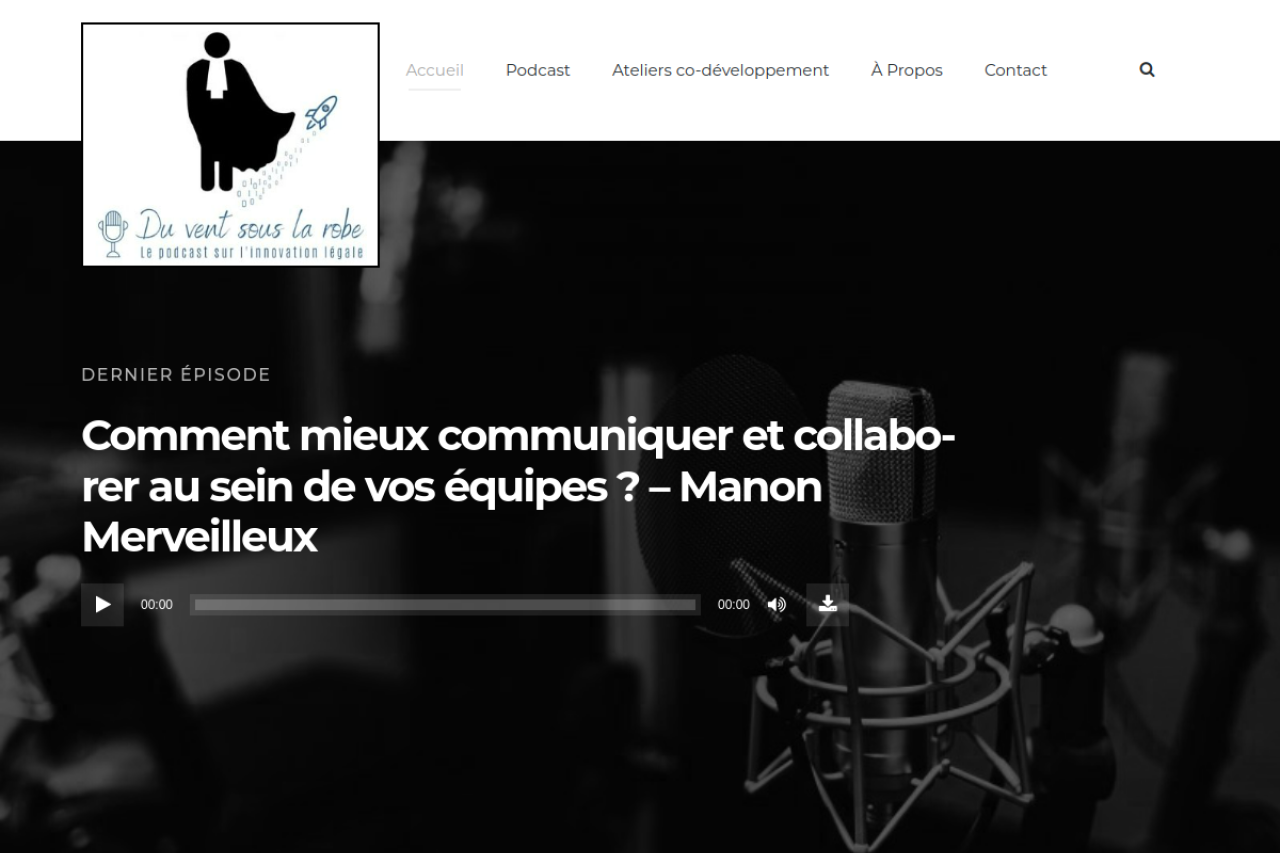 du-vent-sous-la-robe.com - Podcast website screenshot