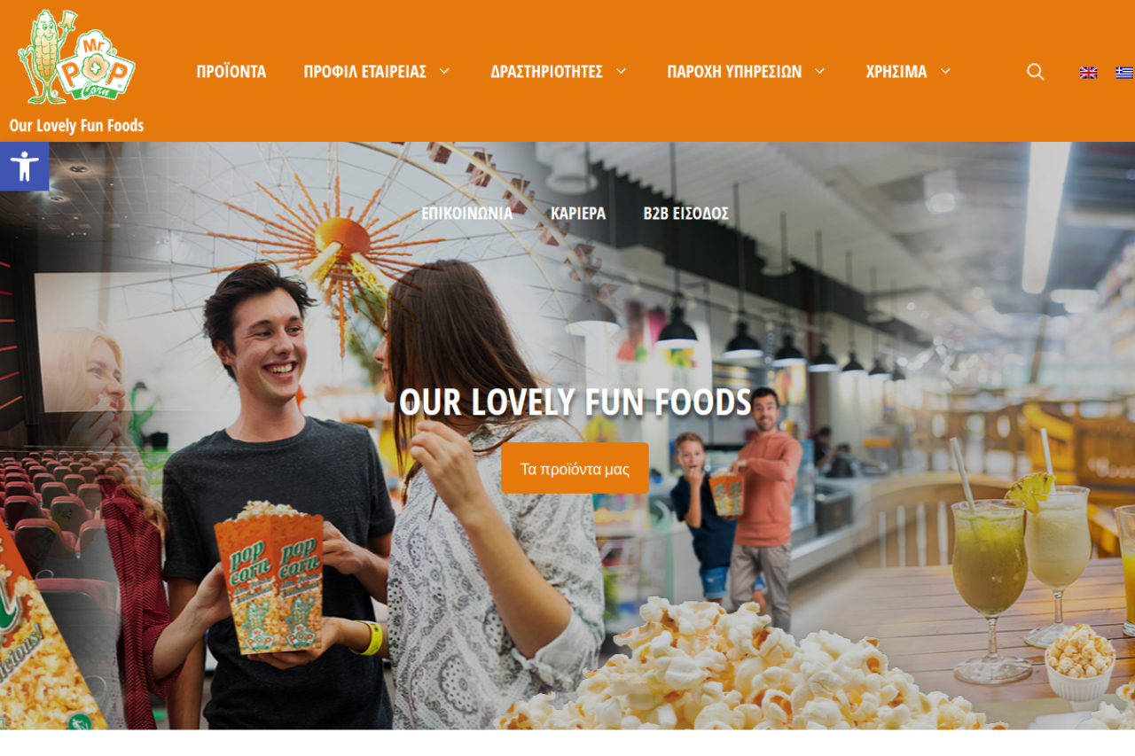 mrpopcorn.gr - MrPopCorn e-shop screenshot