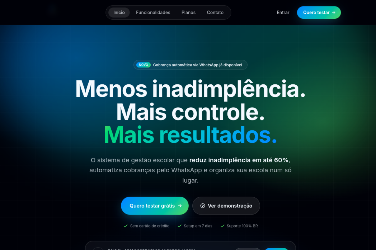 Screenshot do projeto EscolaPay