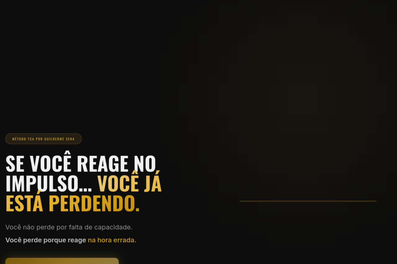 Screenshot do projeto Método TCA