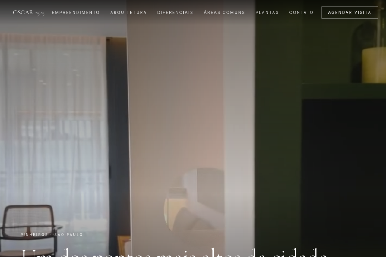 Screenshot do projeto Oscar