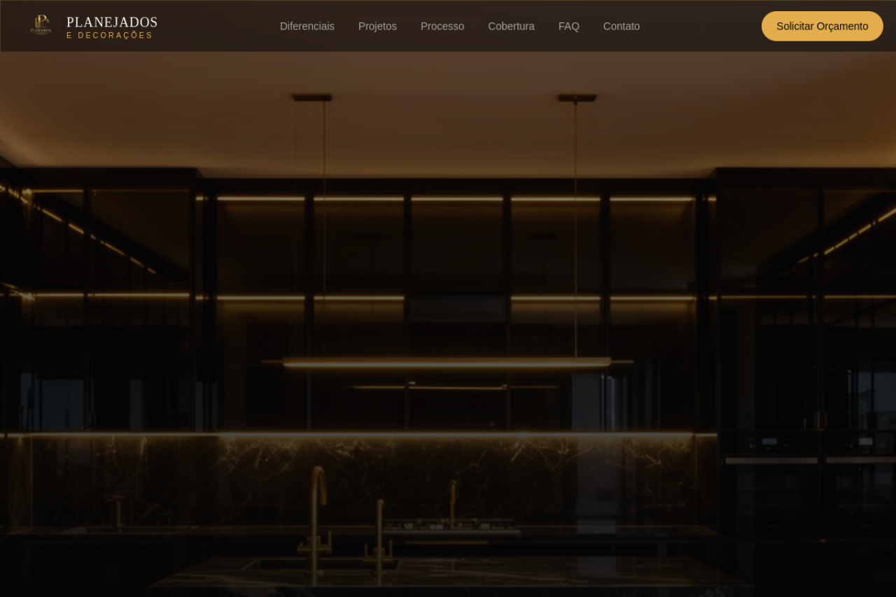 Screenshot do projeto Planejados e Decorações