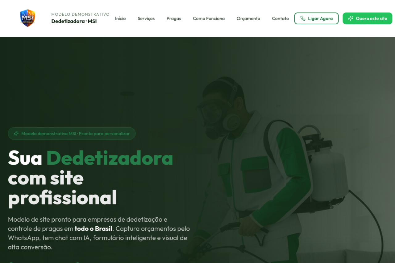Screenshot do projeto Protótipo de Detizadoras