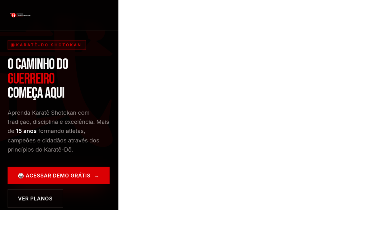 Screenshot do projeto Sensei Thiago Hermann