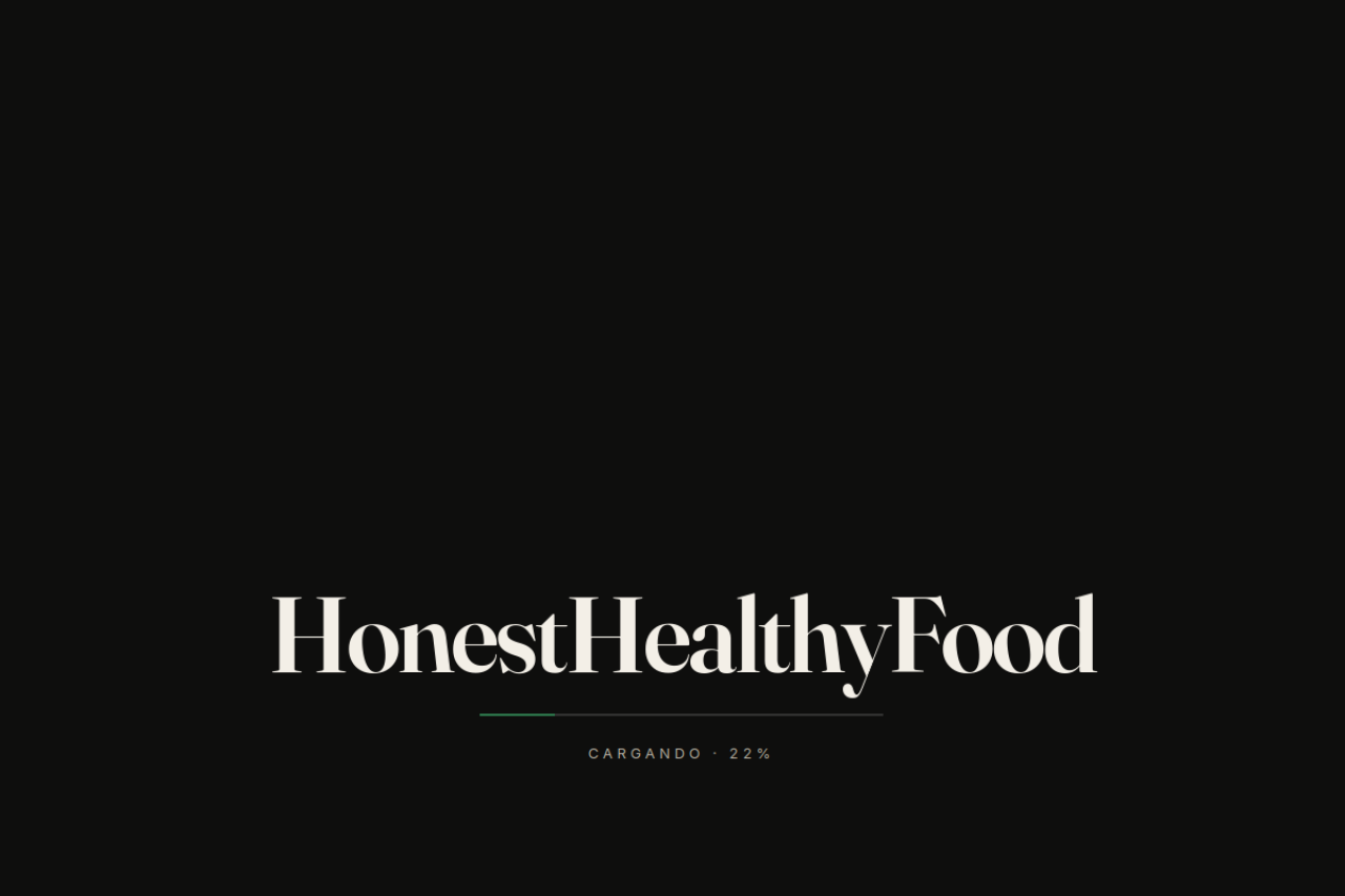 Captura de Honest Healthy Food