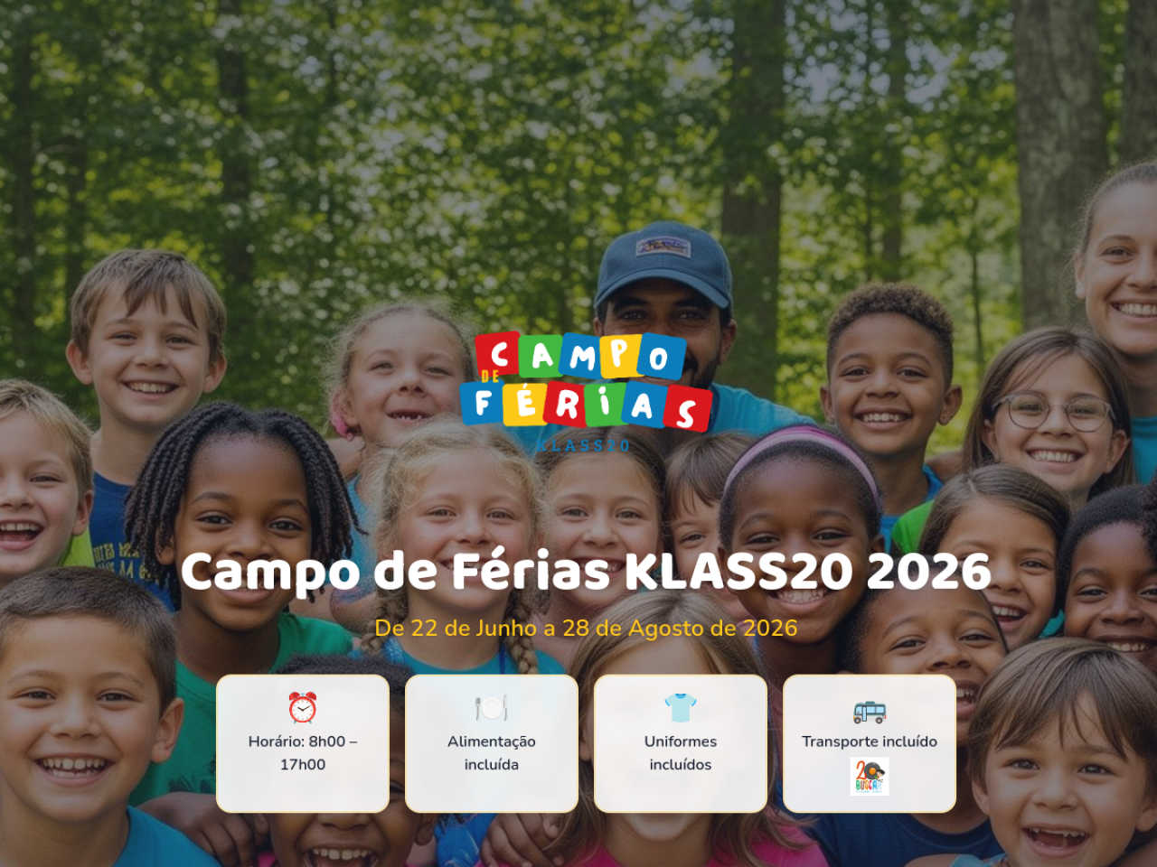 Pré-visualização do projeto Klass20 Férias