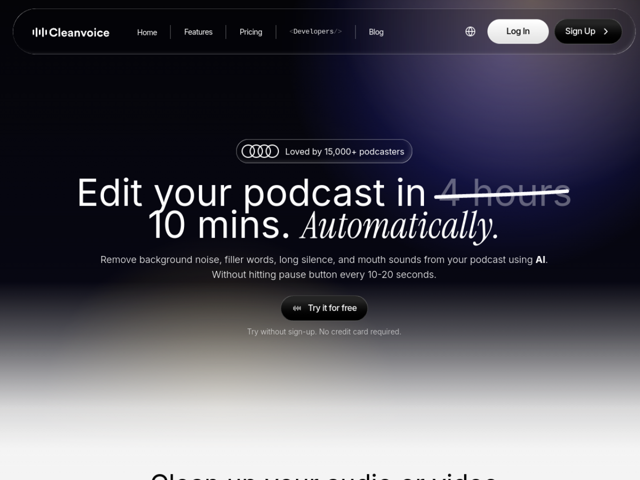Cleanvoice AI screenshot 1