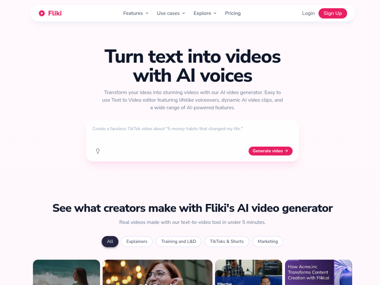 Fliki screenshot 1
