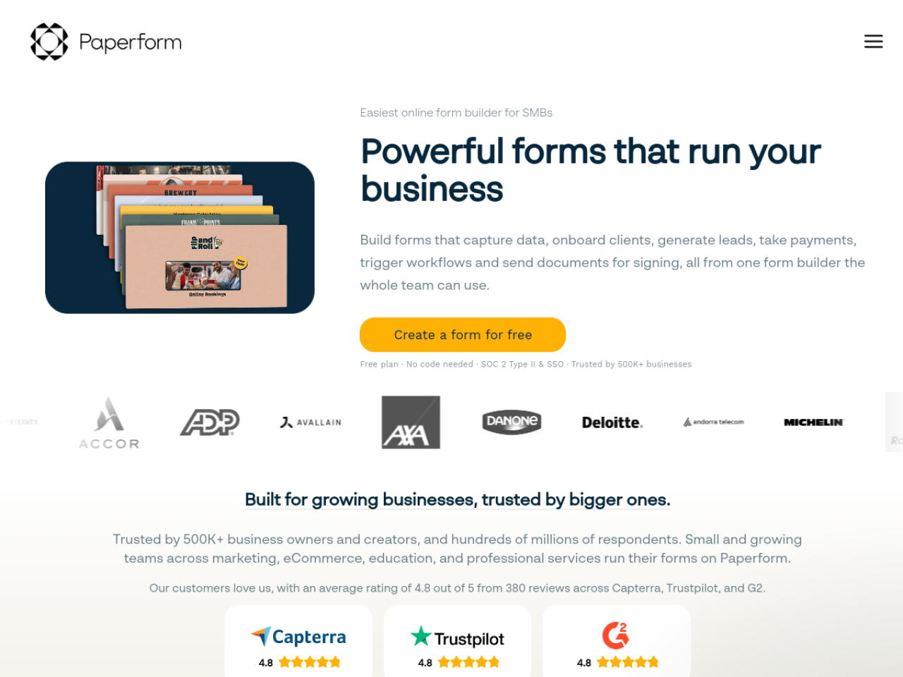 Paperform screenshot 1