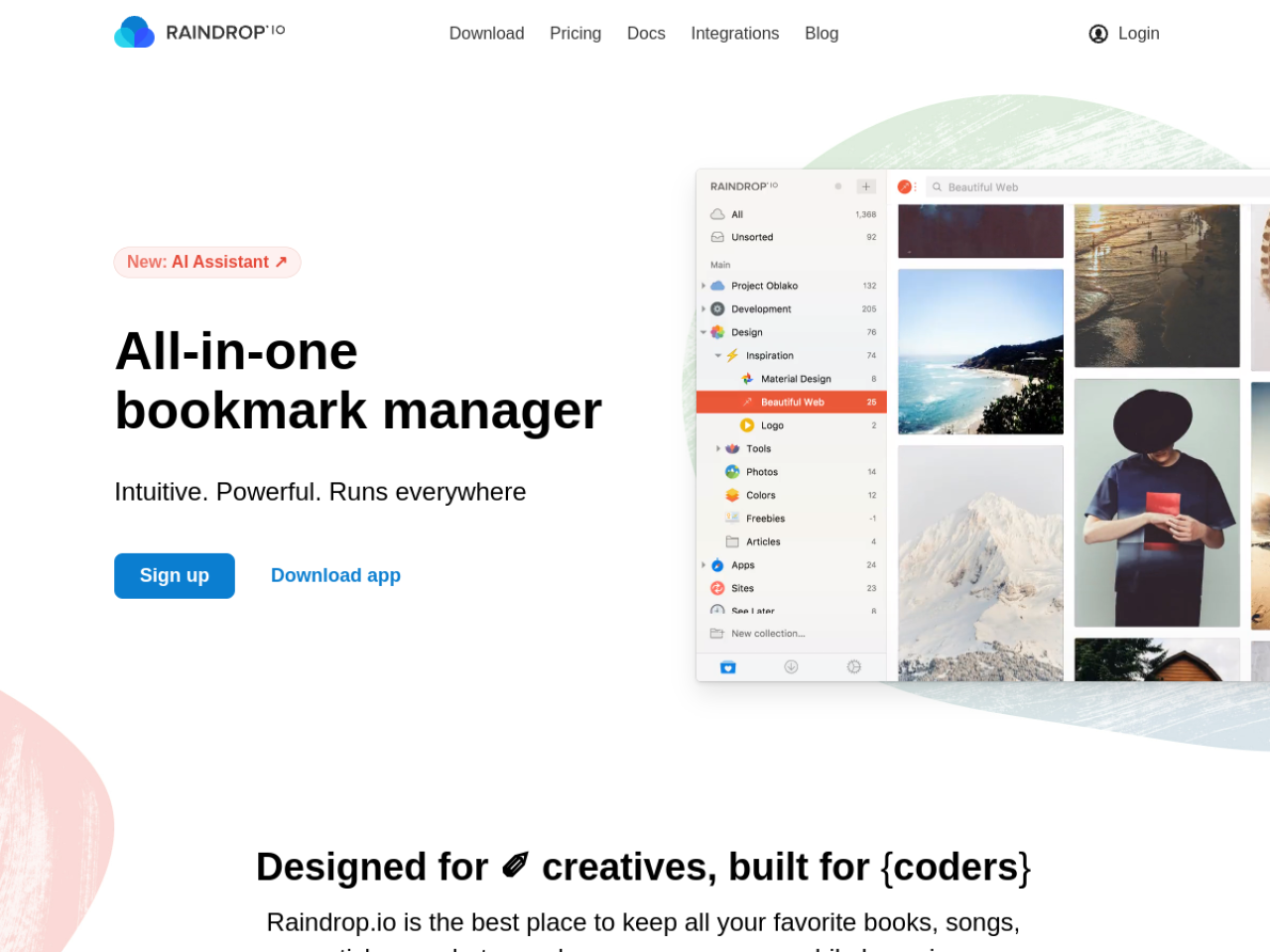 Raindrop.io screenshot 1