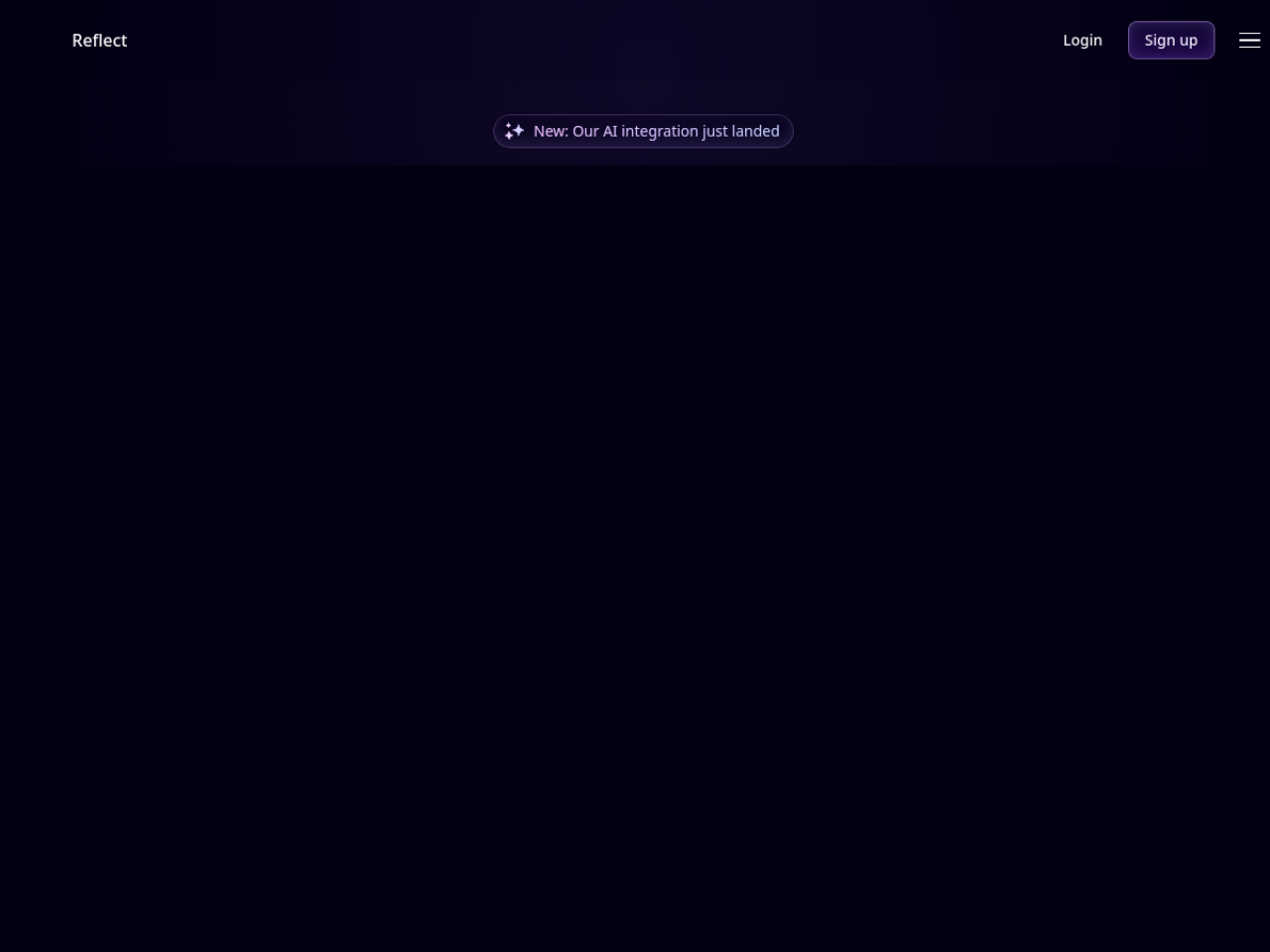 Reflect screenshot 1