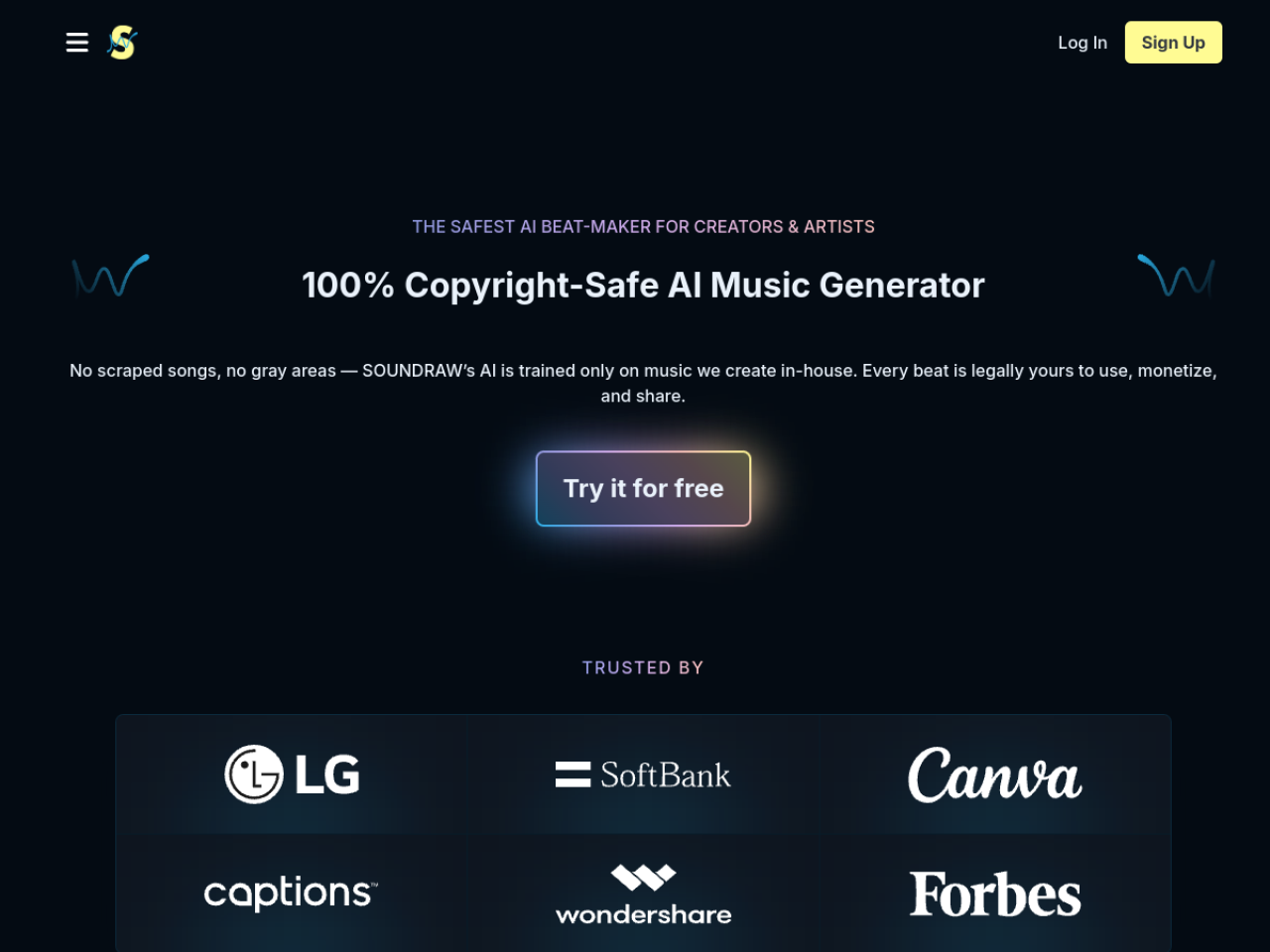 SOUNDRAW screenshot 1