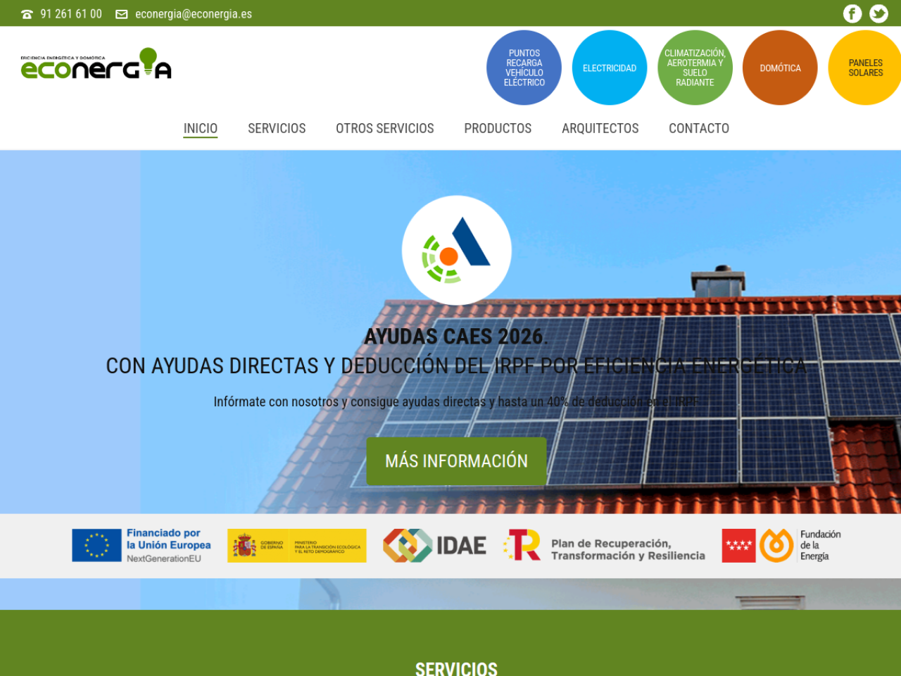 Vista previa de energía