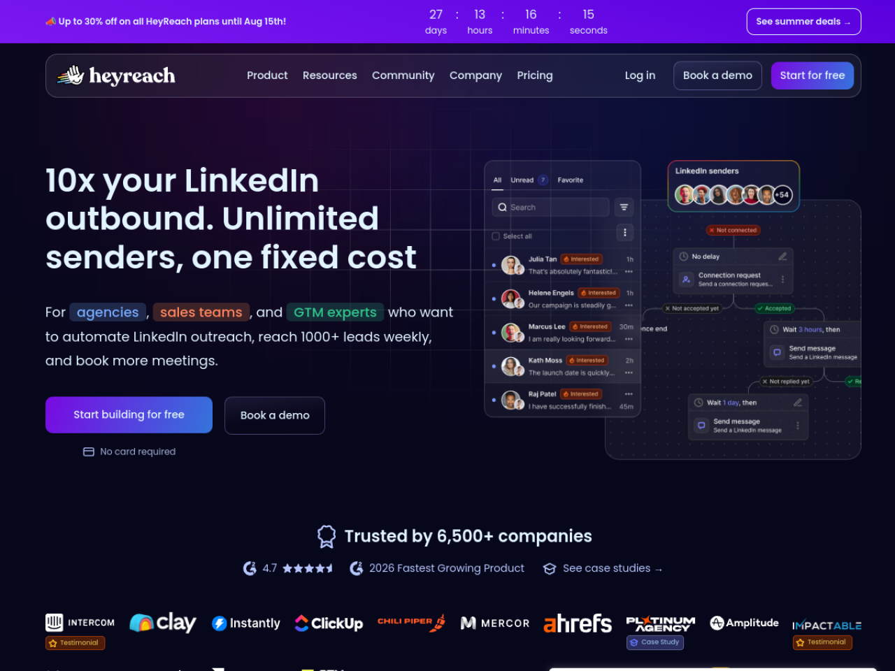HeyReach screenshot 1