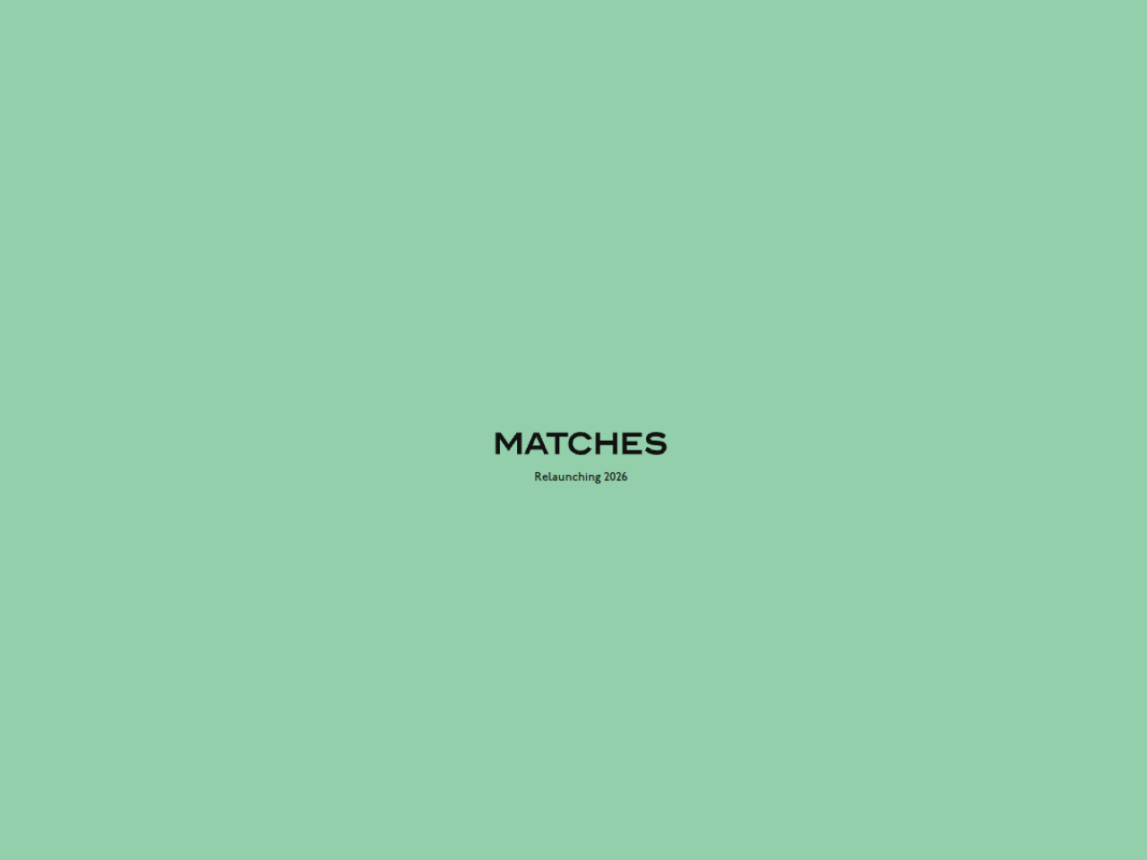 MATCHESFASHION 웹사이트 스크린샷