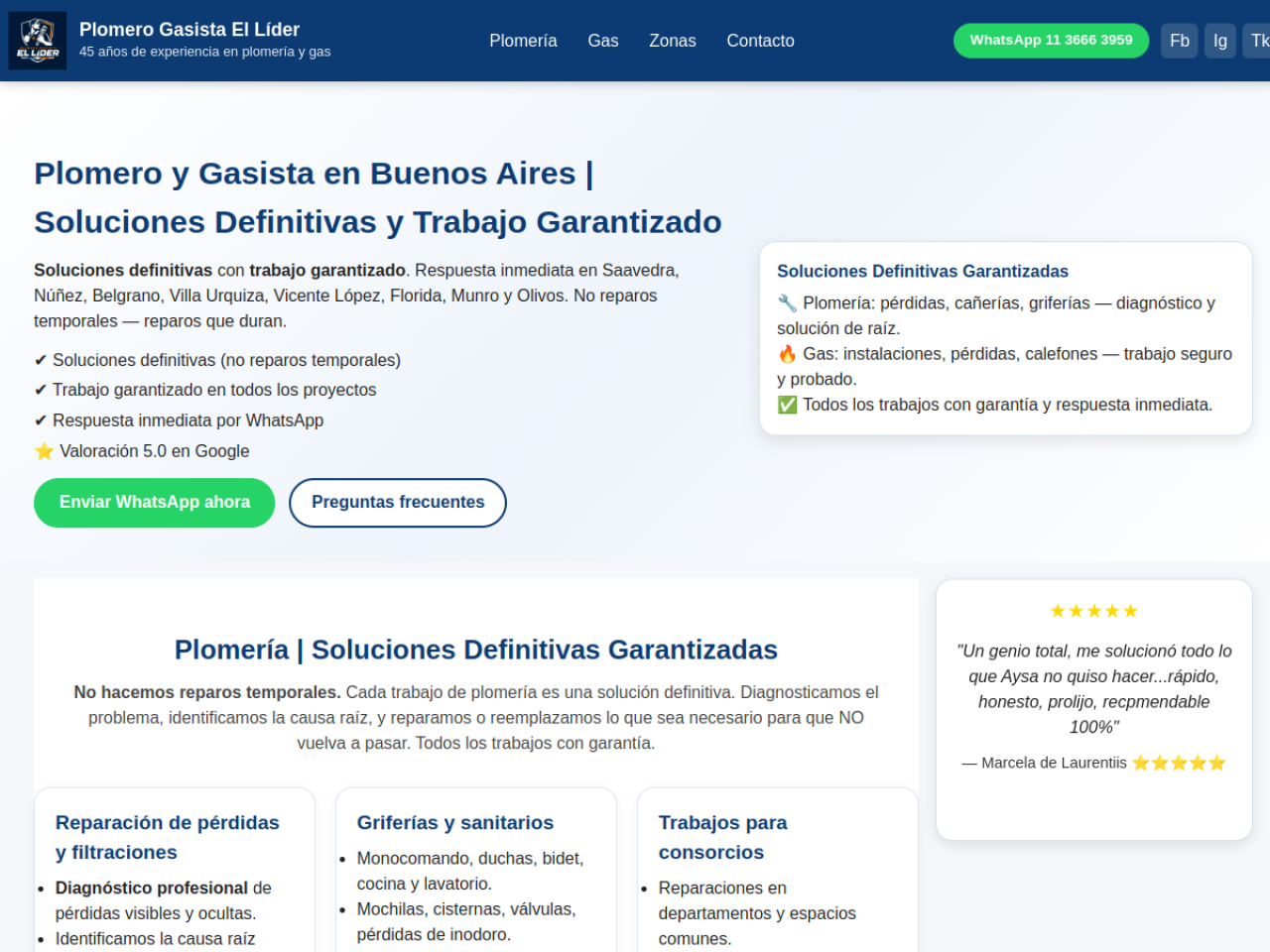 Vista previa de plomería