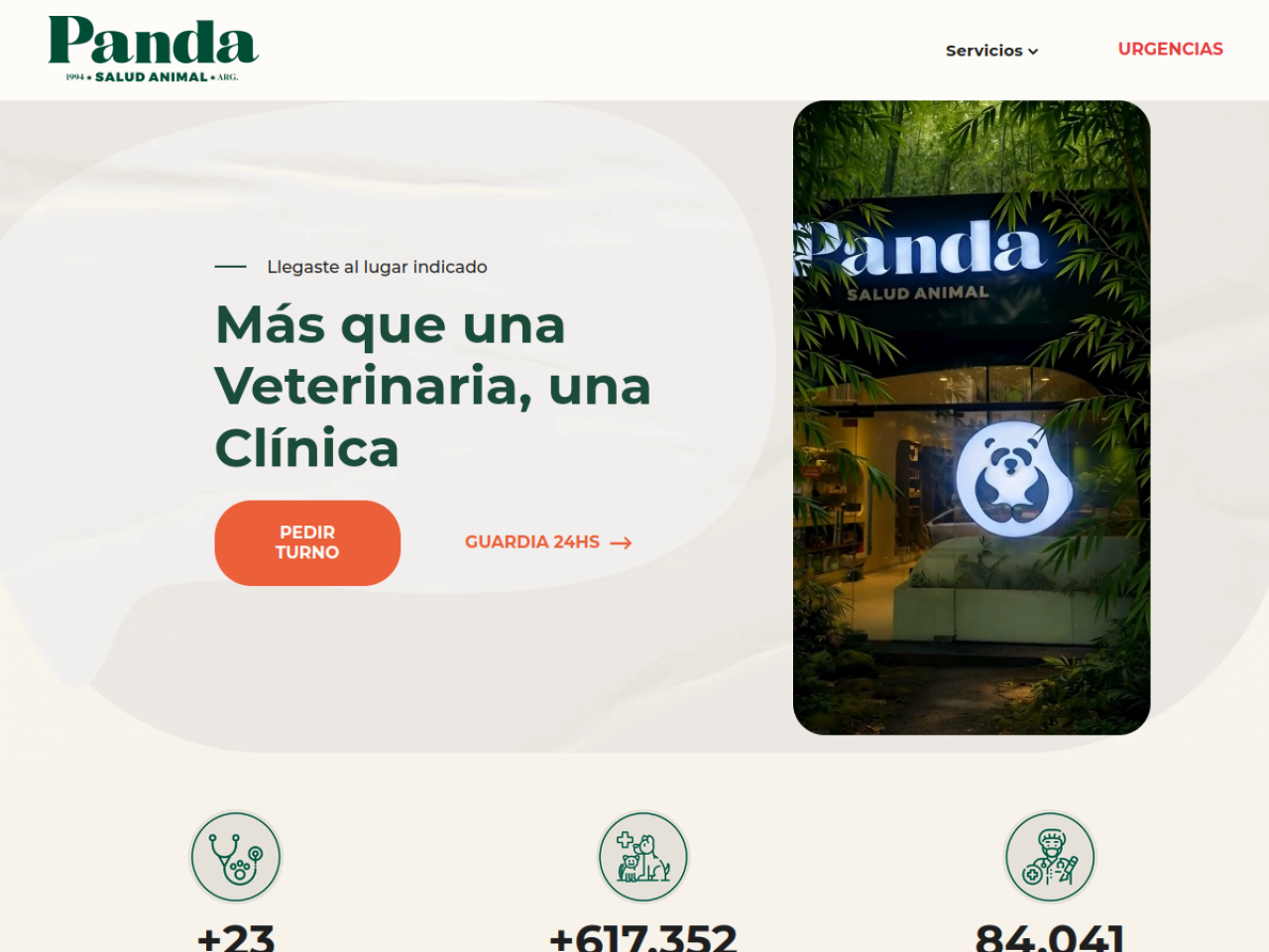 Vista previa de veterinaria