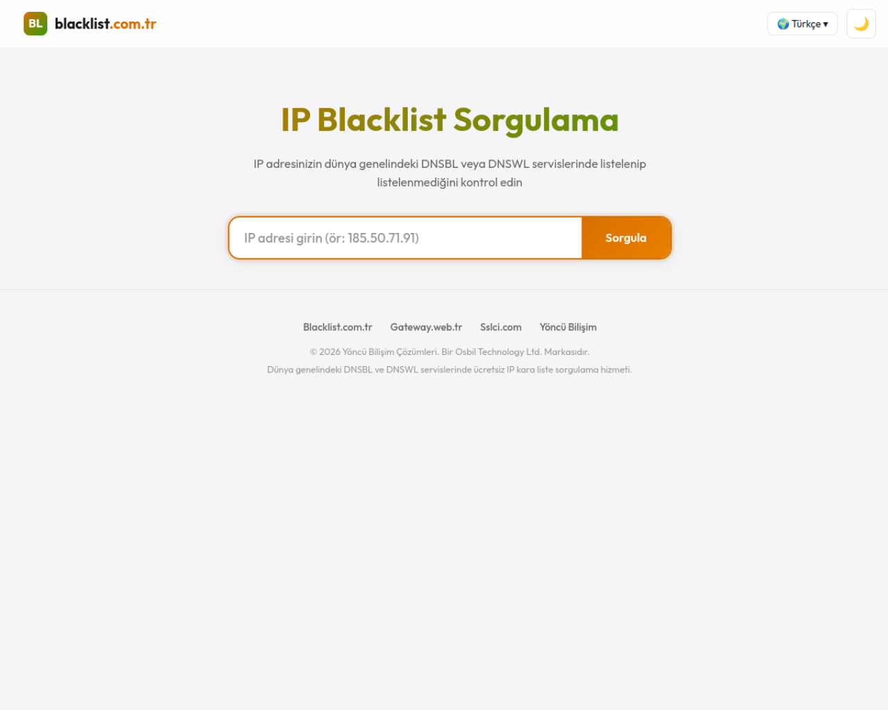 blacklist.com.tr Preview